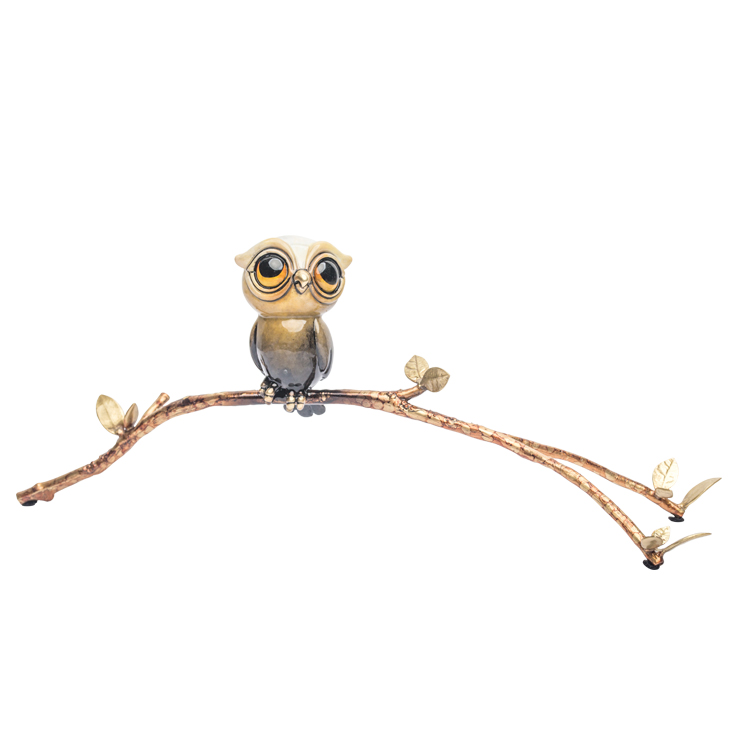 Carlos and Albert Baby Owl on Branch